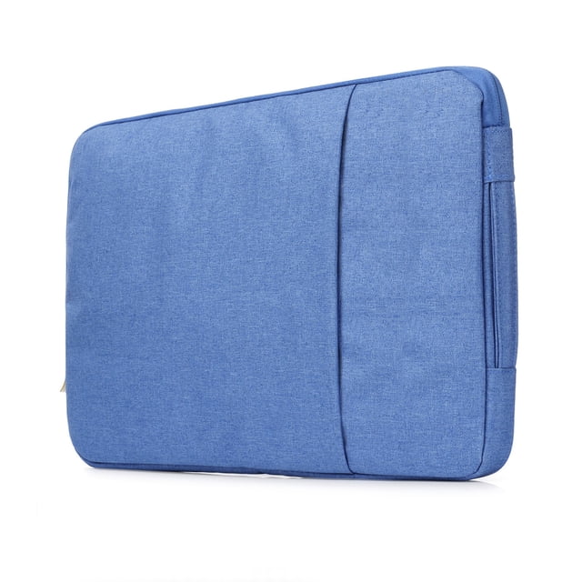 Bolsa de tela vaquera para ordenador portátil de 15 pulgadas, cremallera lavable, protección de Color sólido, reemplazo a prueba de arañazos, Almacenamiento y organización del hogar Azul Toystoory HA072613-03
