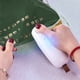 thumbnail image 5 of Sellador y cortador portátil de bolsas - sellador térmico de 3 velocidades para almacenamiento de alimentos, USB recargable, magnético, blanco/verde/rosa, 5 of 6