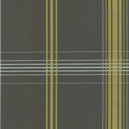Plaid Wallpaper - Decorline Oskar Plaid Wallpaper