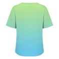 thumbnail image 4 of Baberdicy Basic Button-Down T-Shirt - Women's Solid Color Casual Short Sleeve Top, Comfortable Crew Neck Everyday Essential Tee (Mint Green | M), 4 of 7