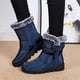 thumbnail image 5 of Zapatos planos para caminar para mujer, botas impermeables para clima frío, regalos para madres amigas, 5 of 9