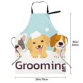 thumbnail image 5 of Lsque Cute Dog In Bathtub1 Waterproof Apron Chef Aprons for Men Heavy Duty Chemical Work Apron Extra Long Grilling Aprons with Adjustable Bib Apron, 5 of 9