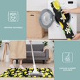 thumbnail image 6 of Yellow Lemon Fruit Flowers Black Pattern Kitchen Rugs Sets Of 3,Kitchen Runner Rugs Non Skid Washable,Decorative Kitchen Floor Mats for Kitchen,Sink,Laundry,17"x30"+ 17"x47" + 17"x59", 6 of 6