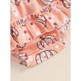 thumbnail image 7 of Suealasg Baby Girls 2Pcs Halloween Clothes 3 6 12 18 Months Infant Girls Long Sleeve Pleated Pumpkin/Ghost Print Romper Dress + Headband Set 0-18M, 7 of 7