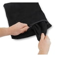 thumbnail image 4 of Athletic Works Mesh Ball Bag with Drawstring Shoulder Strap, Black, Unisex, 4 of 5
