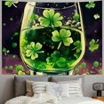 thumbnail image 2 of Orinice Shamrocks Tapestry Wall Hanging Unique Style Graphic Tapestries Home Wall Decor Art for Living Room Bedroom Apartment Farmhouse Dorm 50x40inch, 2 of 6