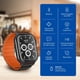 thumbnail image 3 of Smart Watch Bluetooth Touch AMOLED, 2", 1 ATM, 22 mm, 3 of 4