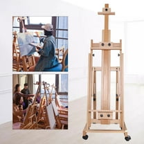 Large Artist Easel H-Frame Wood Painting Art Easel Stand Studio Heavy-Duty for homes, drawing rooms
