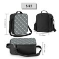 thumbnail image 2 of Logiee Cute Shark Print Insulated Lunch Bag for Women/Men, Reusable Lunch Box for Office Work School Picnic Beach,Leakproof Freezable Cooler Bag with Shoulder Strap, 2 of 7