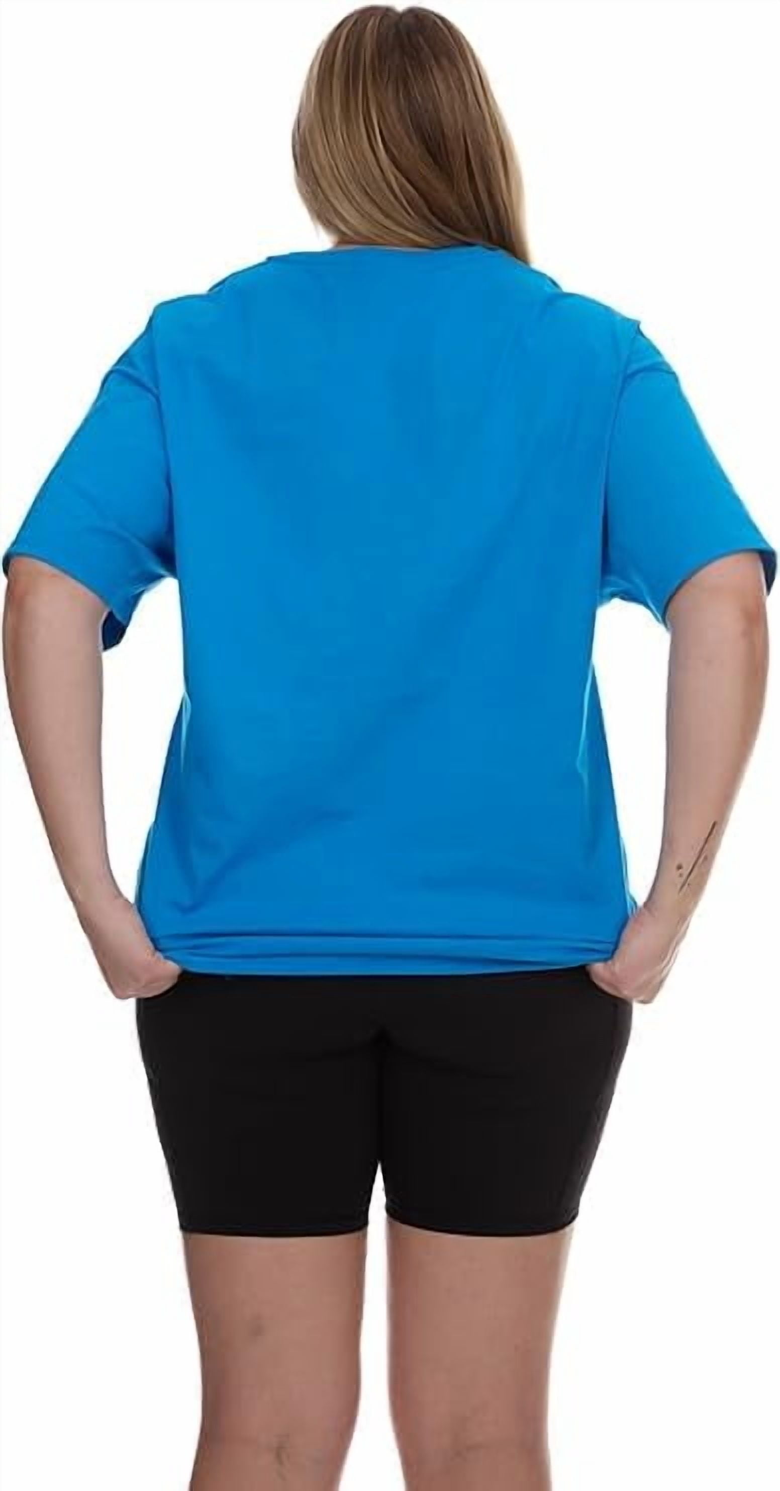 BILLIONHATS 6 Pack Womens Oversized Cotton T-Shirts, Crew Neck Short Sleeve Baggy Loose Tops Oversize Tees Color Assorted, Size 5X-Large