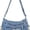 Light Blue, variant on Denim Purse Crossbody Bags, Boho Hobo Crossbody Bags for Women, Casual Y2K Travel Purse with Butterfly Pattern Lots of Pockets