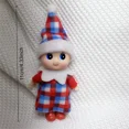 thumbnail image 3 of Muñeco elfo navideño de 42 cm para niños, minimuñecos elfos de juguete para Navidad, pequeños elfos articulados que se sientan en los estantes con piernas colgantes, 3 of 5