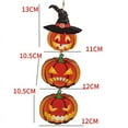thumbnail image 3 of pdqouc Hallow-een Party Supplies Halloween Atmosphere Halloween Wooden Decorations Halloween Pumpkin Skeleton Bat Party Scene Wooden Decoration 2024 Trendy Popular Holiday Decor Props, 3 of 7