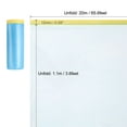 thumbnail image 2 of Uxcell Pre-Taped Masking Film, 3.6ft x 66ft Medium-Tack Painters Tape Blue Film 6Pcs, 2 of 6