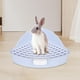thumbnail image 1 of Arena para animales pequeños, orinal para mascotas, entrenador, caja de cama para arena de esquina, bandeja para mascotas para conejo/Galesaur/hurones Azul Fernando bandeja de arena para conejos, 1 of 8
