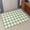 Sage Green, variant on Small Door Mat Indoor Outdoor 15.7"x23.6",Orange White Pumpkins Fall Absorbent Non Slip Entry Rug,Maple Leaf Harvest Rustic Low Profile Welcome Mat for Front/Side Door Apartment Entrance Bathroom