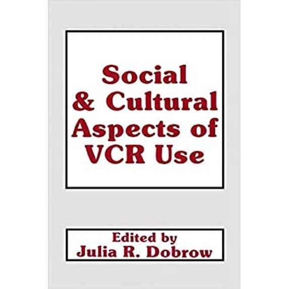 Pre-Owned Social and Cultural Aspects of VCR Use (Hardcover) 9780805804997