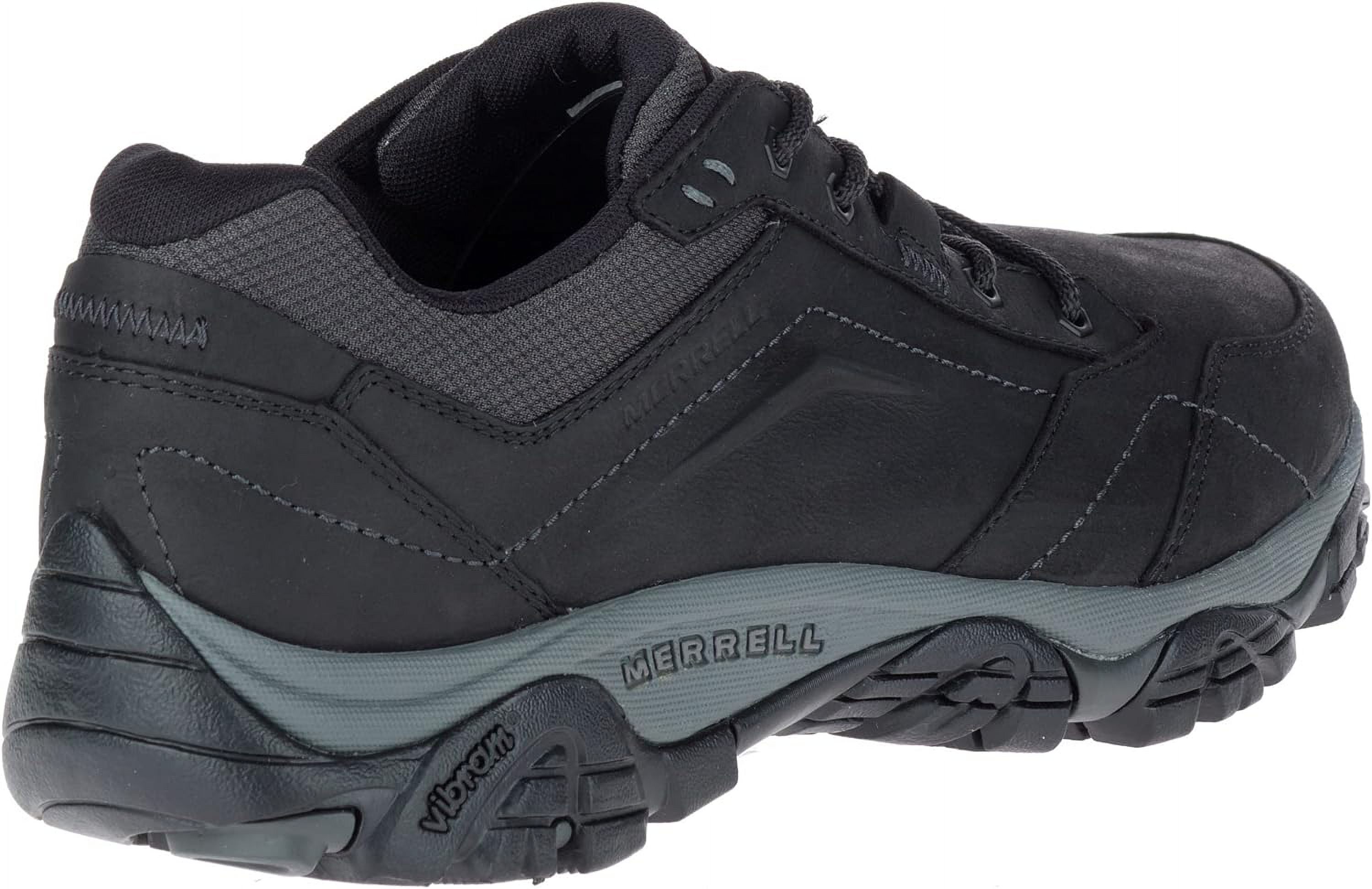 Merrell Mens Moab Adventure Lace Hiking Shoes - Black - 10.5