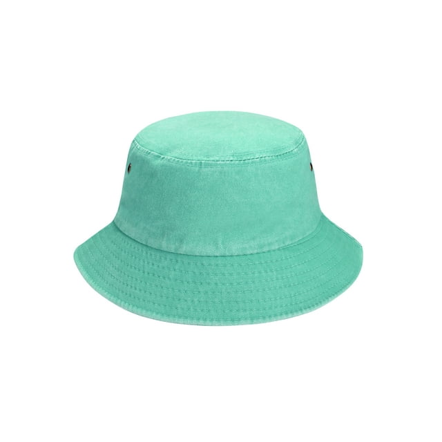 TFixol Chapeau de Pêcheur Décontracté Vert Clair pour Femmes avec Œillets Respirants et Sangle Réglable pour Activités Extérieures