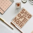 thumbnail image 2 of Bdday Hard Cover Water Proof Notebook Large Size Horizontal Line Detachable Handwriting Notepad Office Desk Accessories, 2 of 6