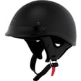 thumbnail image 2 of Skid Lid Traditional Half Helmet - Flat Black, All Sizes, 2 of 2