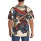 thumbnail image 3 of Balery Samurai Frog Guitar Camisa Casual de Manga Corta con Botones para Hombre, Texturizada, Estilo Cubano, para Playa, Verano-X-Large, 3 of 5