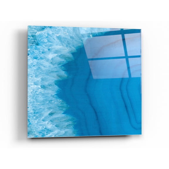 Epic Art 'Agate Geode I' by Wild Apple Portfolio, Acrylic Glass Wall Art, 24"x24"