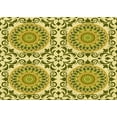 thumbnail image 1 of Ahgly Company Indoor Rectangle Patterned Olive Green Area Rugs, 4' x 6', 1 of 6