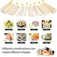 thumbnail image 1 of 12 Sets White Sushi Mold Kitchen Grinder + Peeler (random Color), 1 of 4