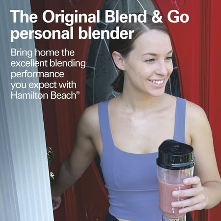 Hamilton Beach Single Serve Blender with Travel Lid, Model 51101BV