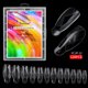 thumbnail image 1 of FlorVida 100 Uds Kit plástico uñas postizas arte doble forma puntas francesas Poly Gel modo de extensión acrílico manicura herramienta accesorios conjunto Tan Jianjun  unisex, 1 of 2