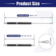 thumbnail image 2 of Unique Bargains 14 Inch 196N/44Lbs Universal Gas Struts Shocks Lift Supports Lid Stay Black Car RV, 2 of 7