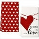 thumbnail image 1 of Juego de 2 Toallas de Cocina para el DíA de San ValentíN, Toallas Impresas en 3D para el DíA de San ValentíN (A), 1 of 5