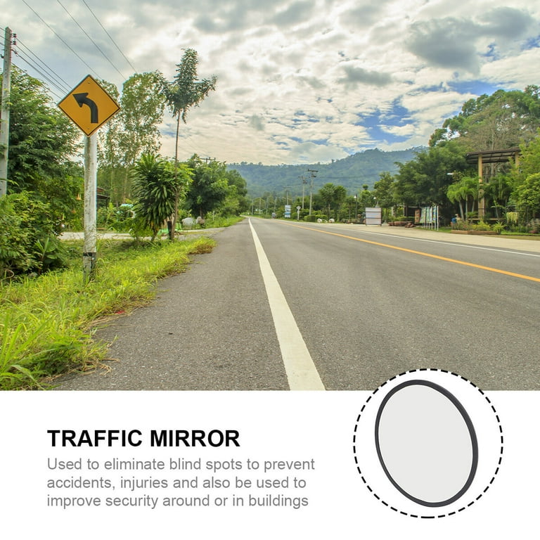 30cm Wide Angle Security Curved Convex Road Traffic Mirrors Safety