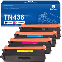 TN436 TN433 Toner Cartridge Replacement for Brother TN436 TN-436BK 436 TN433 for Brother MFC-L8900CDW L9570CDW HL-L8360CDW (4 Pack)
