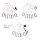 thumbnail image 3 of Kearding Star Yard IP65 impermeable cascada decoración LED lámpara DIY interior hogar noche iluminación para decoración de Kits de decoración para fiestas Vistoso Enchufe de EE. UU., 3 of 6