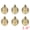 Gold, variant on Unique Bargains 6Pcs Woven Texture Balls Mini Decorative Spheres Orbs Purple 1.6"