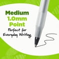 thumbnail image 3 of WWS-Ecolutions Round Stic Medium Ballpoint Pen (1.0mm) 50-Count Box, Black (GSME509-BLK), 3 of 4