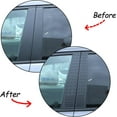 thumbnail image 3 of TINKI For Honda Pilot 2016-2022,Honeycomb Decorative Panel,Door Centerpillar Window Honeycomb Decorative Panel Car Accessories, 3 of 7