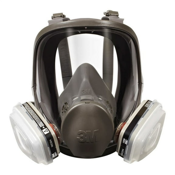 3M Full Face Reusable Paint Project Respirator OV/P95, 69P71P1-DC,Large