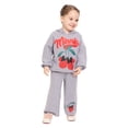 thumbnail image 2 of Minnie Mouse Toddler Girls' Graphic Hoodie and Matching Sweatpants Set, 2-Piece, Sizes 12M-5T, 2 of 7