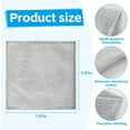 thumbnail image 2 of 12Pack Multipurpose Wire Dishwashing Rags, Upgrade Non Scratch Wire , Silver Mesh Dish Cloths, Reusable Metal Mesh Cleaning Cloths, Steel Scrub Rags for Kitchen/Stove/Oven/Bath, 2 of 3