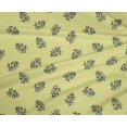 thumbnail image 4 of oneOone Polyester Lycra Light Yellow Fabric Leaves & Flower Floral Craft Projects Decor Fabric Printed By The Yard 56 Inch Wide, 4 of 4