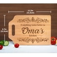 thumbnail image 2 of Tabla de cortar AceThrills Grabed Bamboo, 31,2 cm de largo x 22,1 cm de ancho, 2 of 6