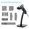 shieny Barcode Scanner,Handheld Wired Bar 1d 2d Qr Code Compatible With