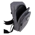 thumbnail image 3 of Riñonera Polo Club Hombre Casual Gris Crossbody Gris Lisa, 3 of 4