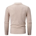thumbnail image 7 of Awdenio Sweaters for Men Quilted Long Sleeve Pullover Shirt Knitwear Mock Turtleneck Vintage Round Neck Elastic Fleecing Trend Sweater, 7 of 7
