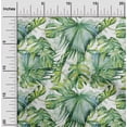 thumbnail image 2 of oneOone Cotton Poplin Green Fabric Leaves Craft Projects Decor Fabric Printed By The Yard 56 Inch Wide, 2 of 5