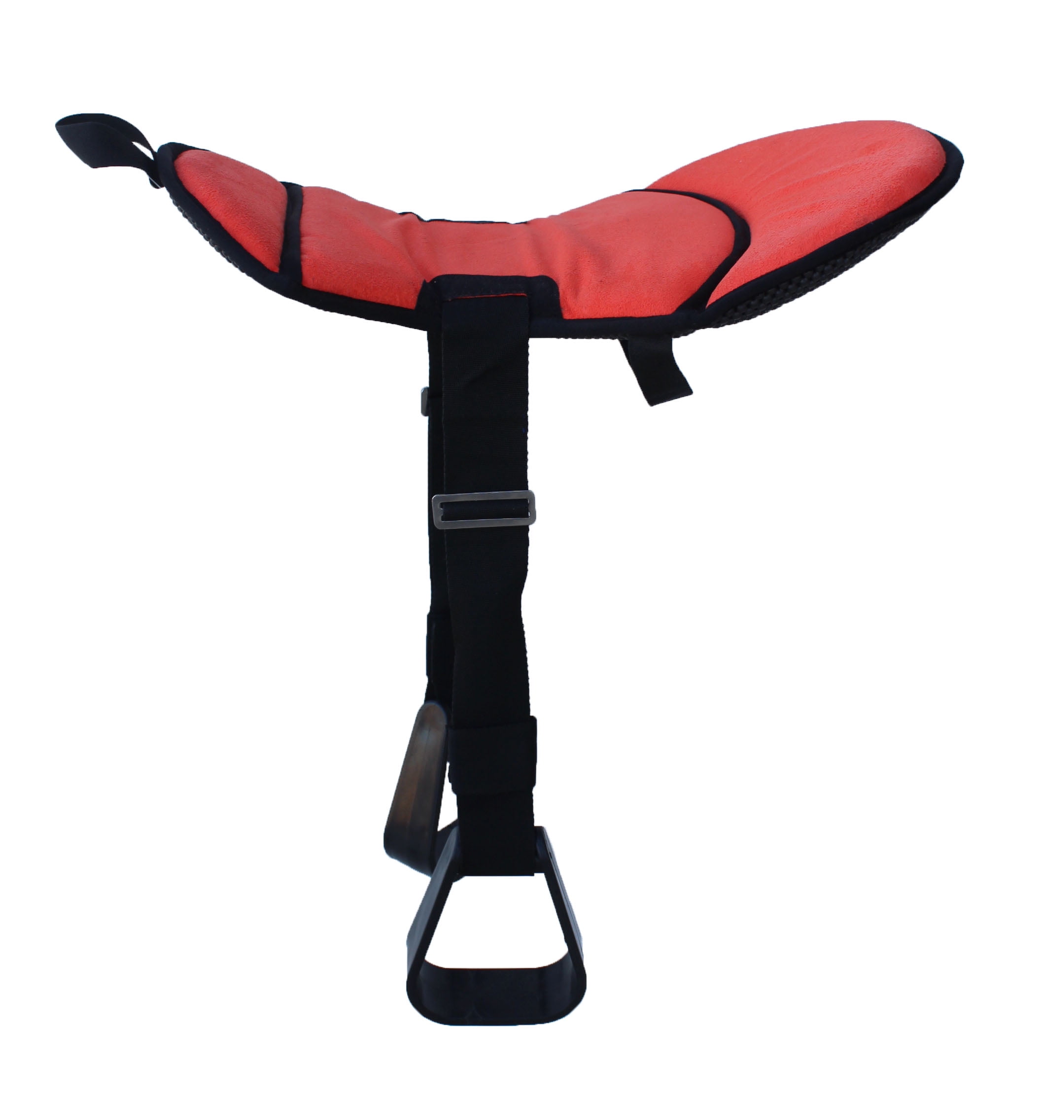 Horse Western Saddle Youth Neoprene Padded Seat Buddy Stirrups Orange