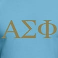 thumbnail image 3 of CafePress - Alpha Sigma Phi Greek Letters Gold T Shirt - Fitted T-Shirt, Vintage Fit Soft Cotton Tee, 3 of 4